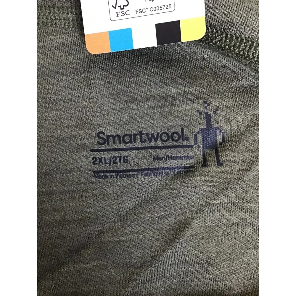 Smartwool Men's Winter Moss Heather Classic Thermal Base Layer Bottom Size XXL